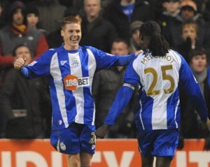 Soccer - Barclays Premier League - Wolverhampton Wanderers v Wigan Athletic - Molineux