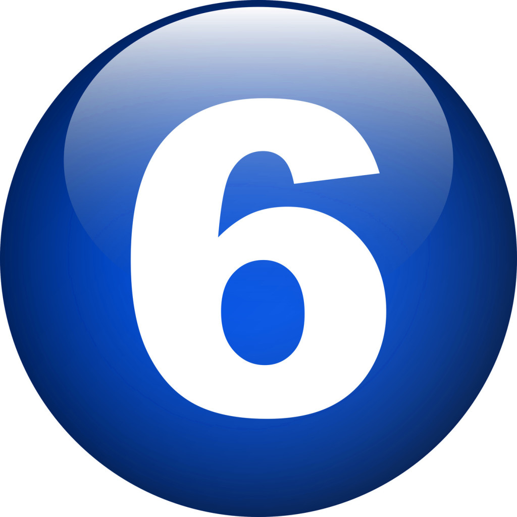 blue six button